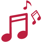 icon of music notes